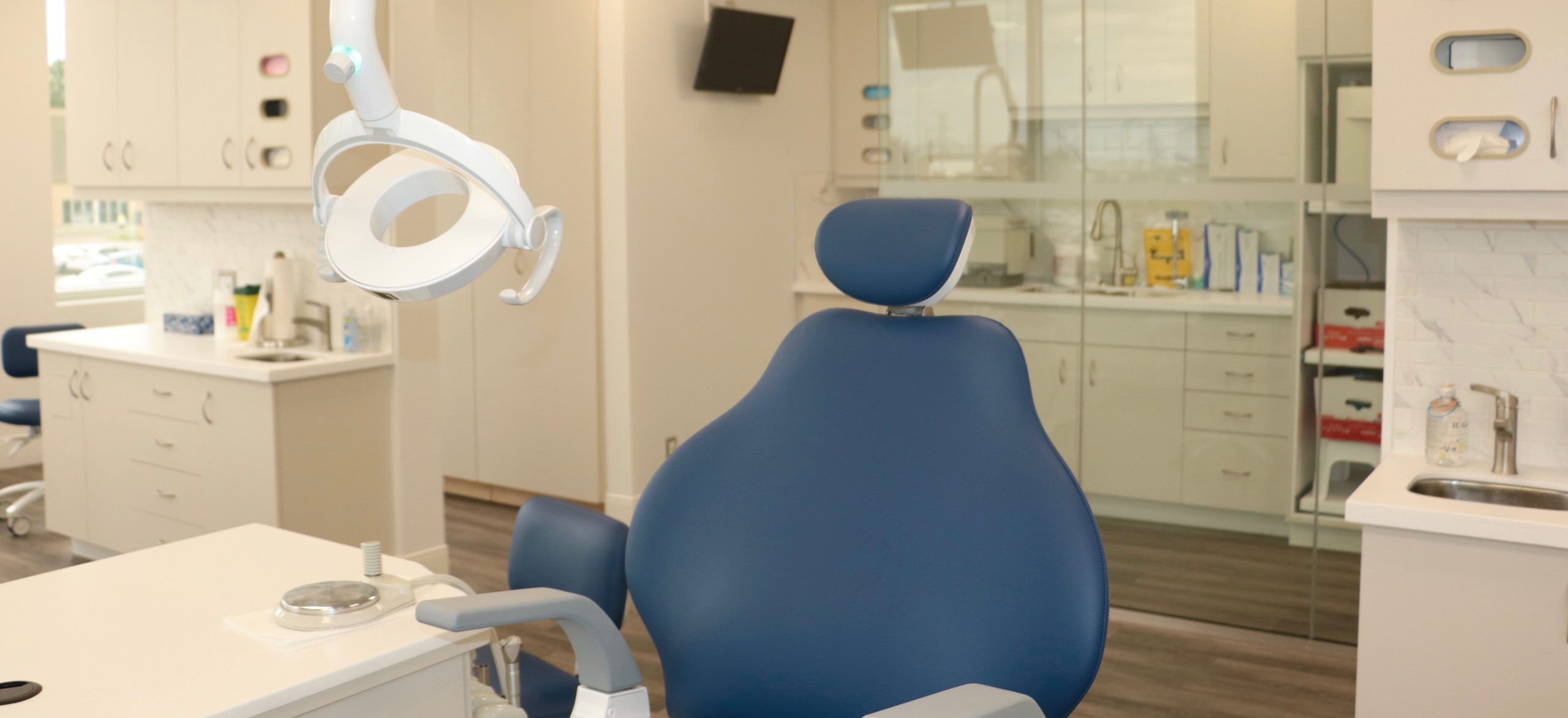 dentist chair and work station